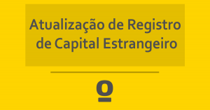 atualização de registro de capital estrangeiro
